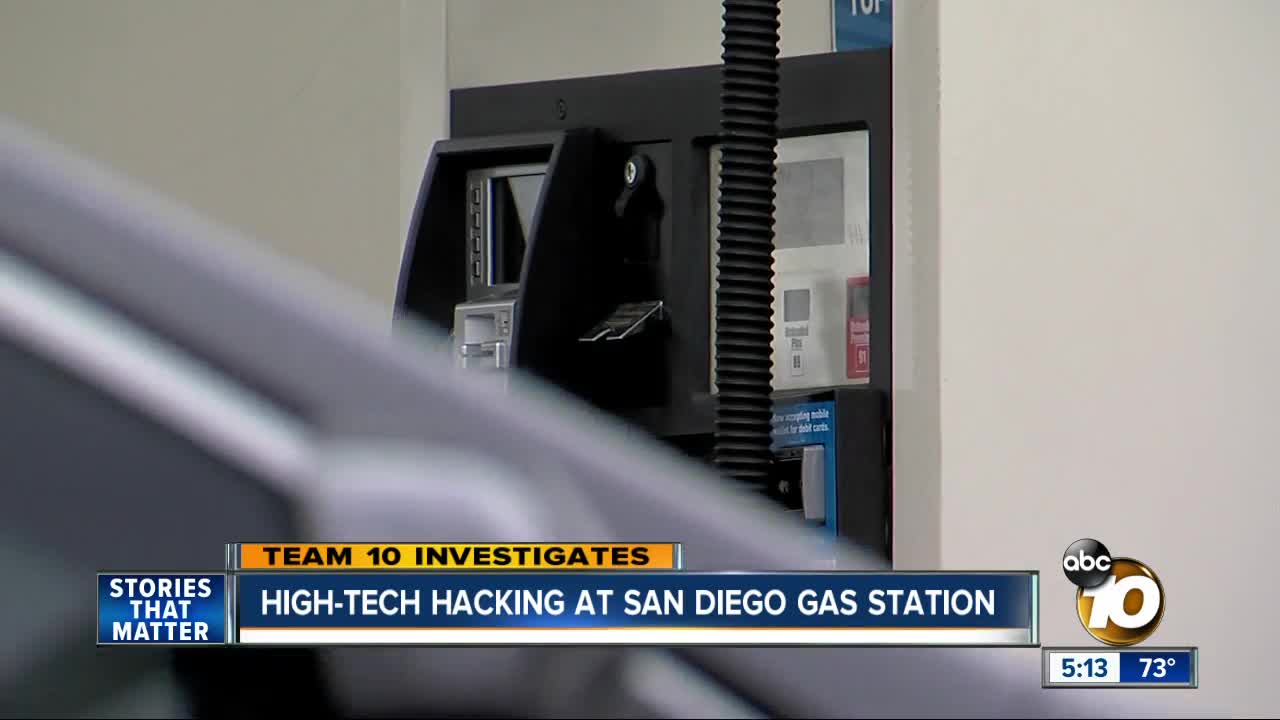 Suspect may have stolen gas from SD gas station by using a remotely-activated hacking device