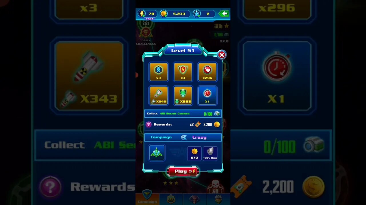 GALAXY ATTACK ALIEN SHOOTER - LEVEL 51 CRAZY
