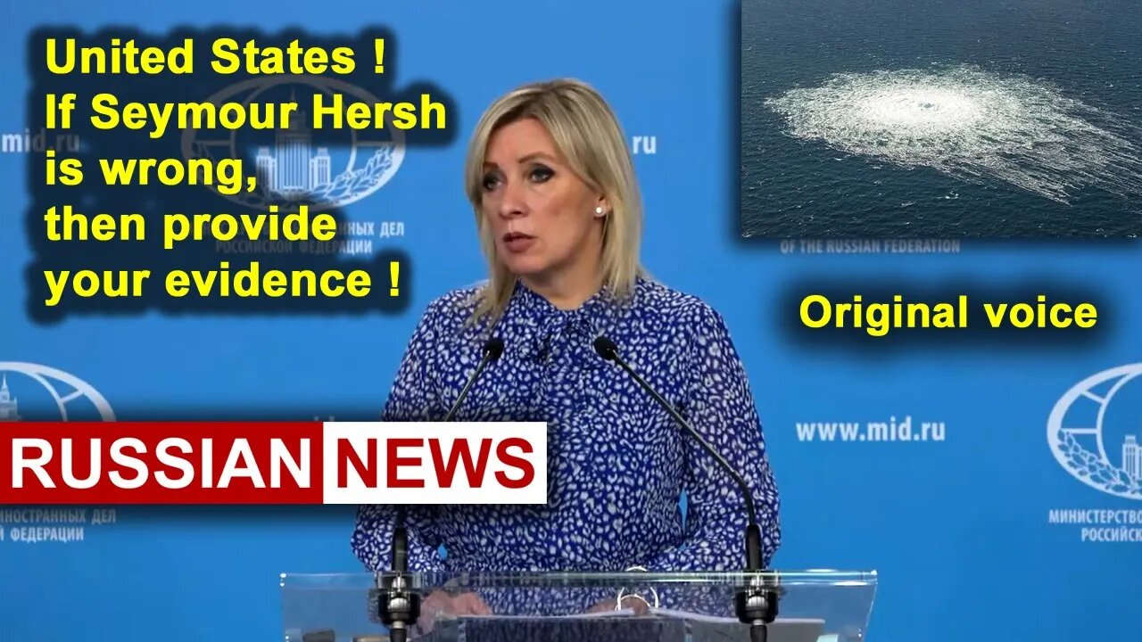 United States! If Seymour Hersh is wrong then provide your evidence! Nord Stream explosion Russia RU