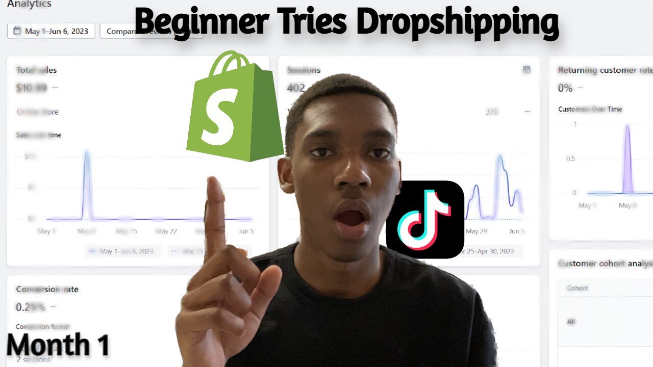 Beginner tries dropshipping for the first time