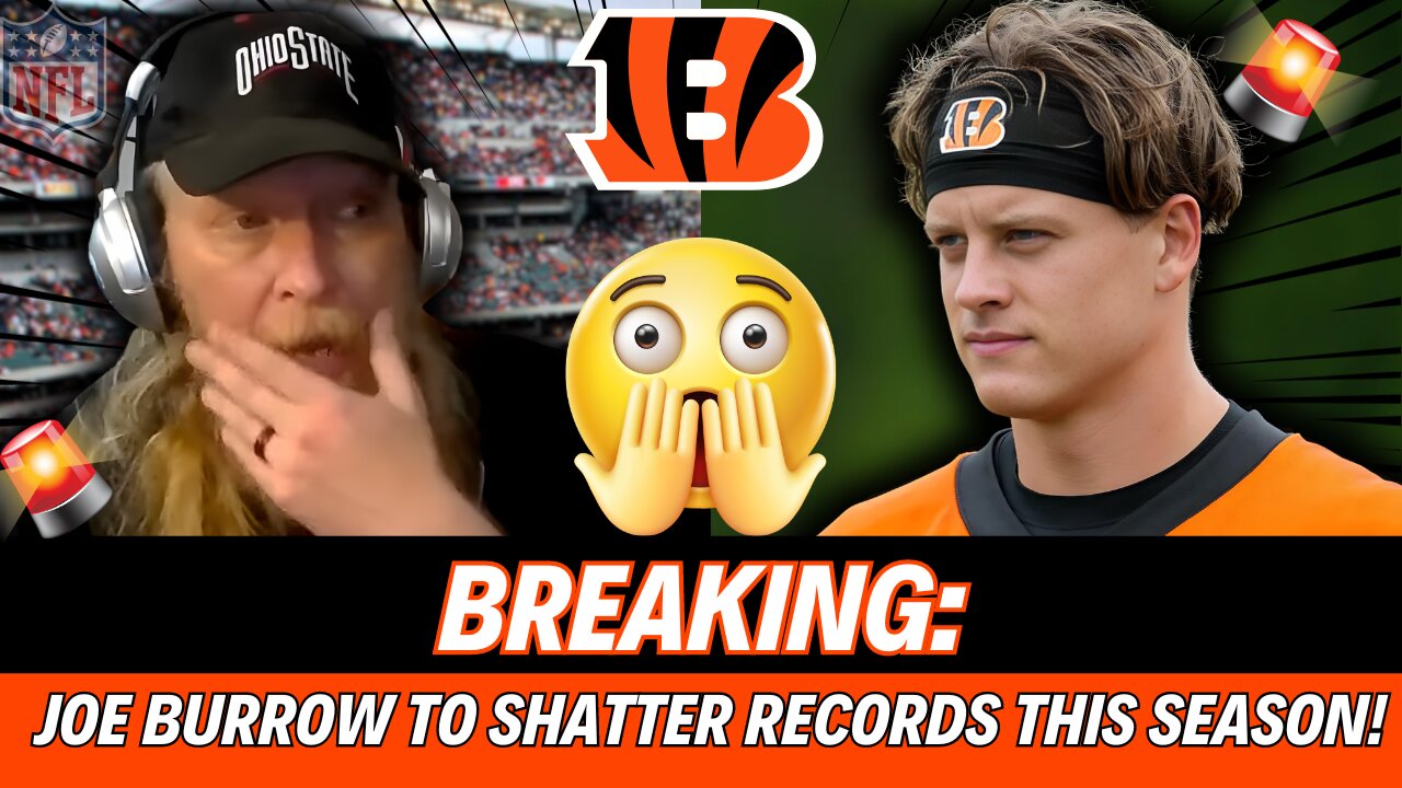 🏈🚨 BREAKING NEWS: JOE BURROW SET TO SHATTER BENGALS RECORDS THIS SEASON! WHO DEY NATION NEWS