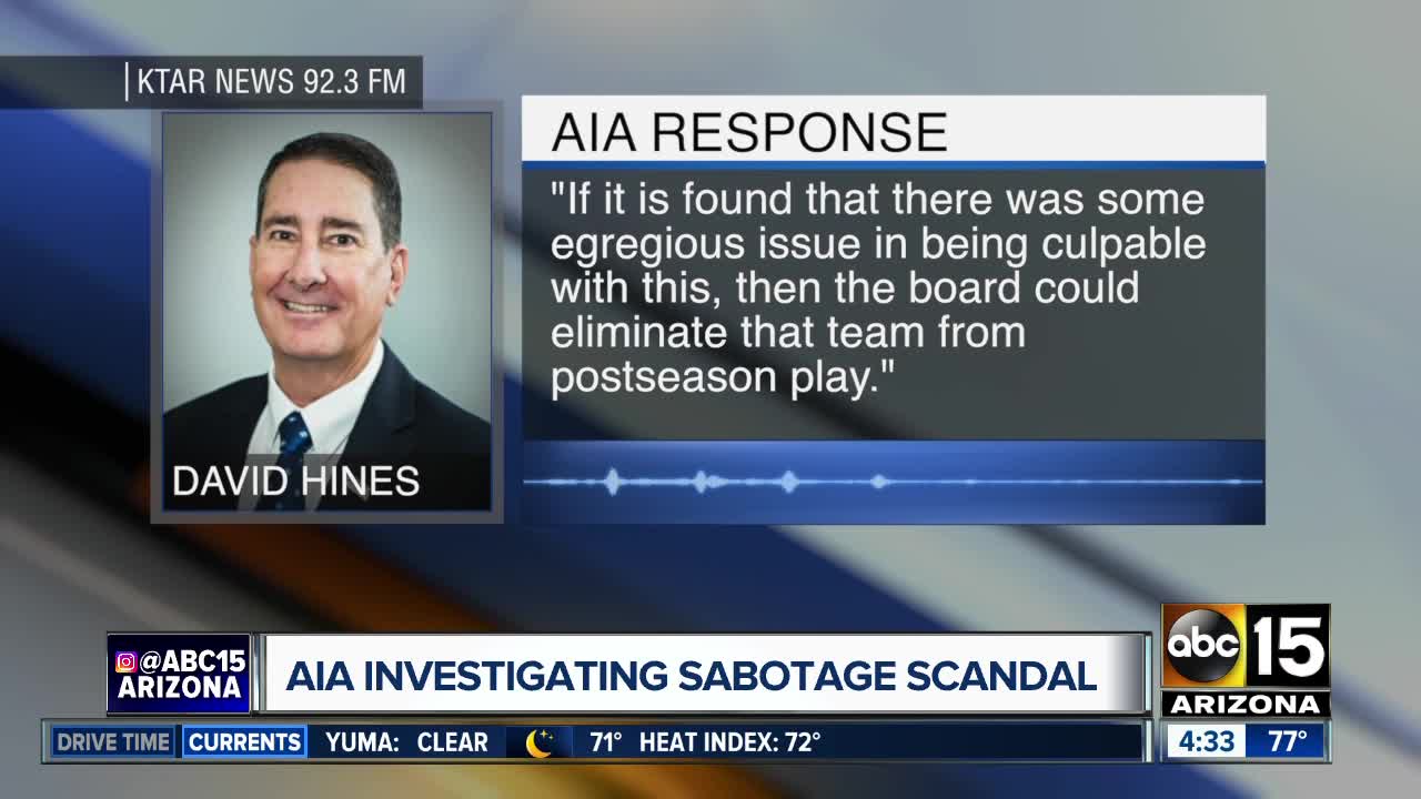 AIA investigating sabotage scandal