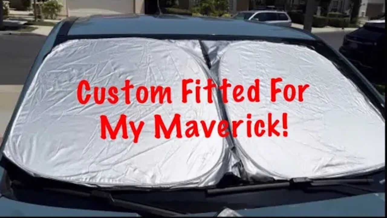 Cheapest Custom Ford Maverick Sunshade