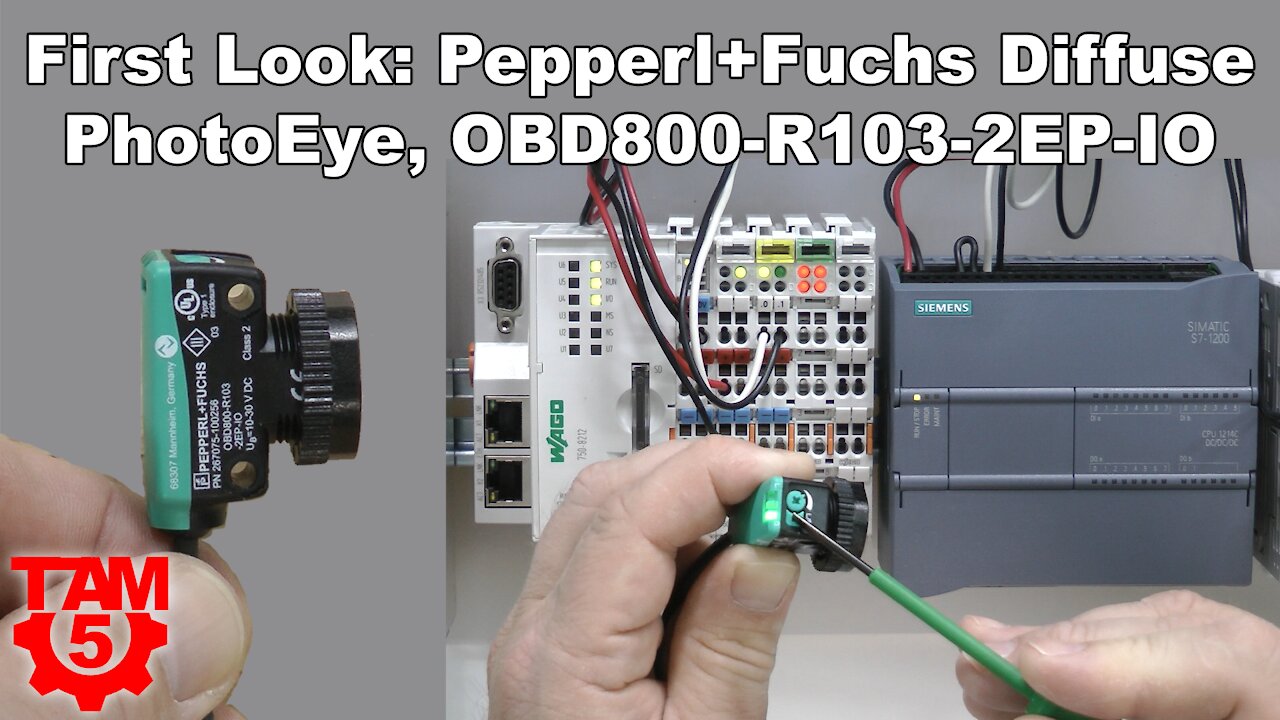 First Look: Pepperl+Fuchs OBD-800 Diffuse Photo Eye