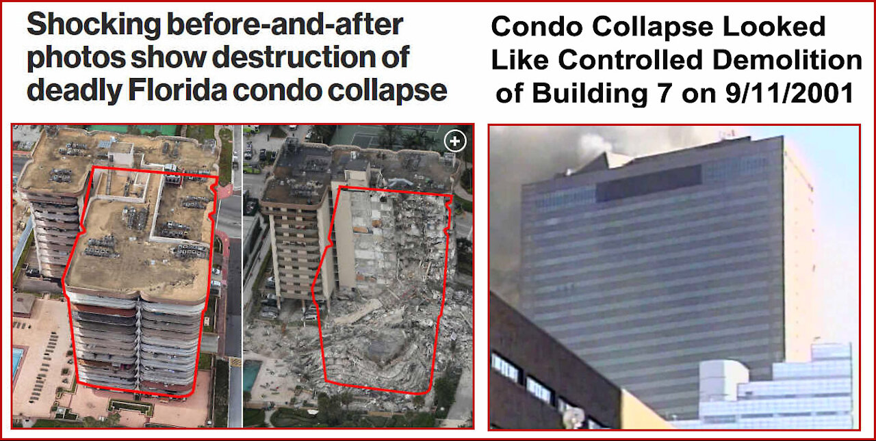 Condo Collapse Looked Like Building-7 on 9/11