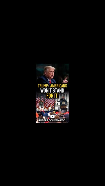 Trump: Americans Won't Stand for a "Document Hoax" Indictment #shorts