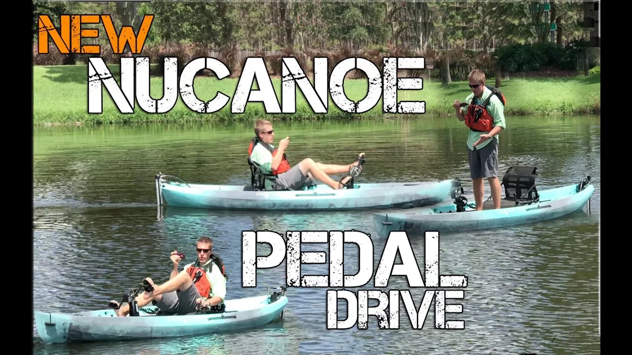 NEW: Nucanoe Pedal Drive (H2 Pro-Ped): for Frontier & Pursuit Kayaks