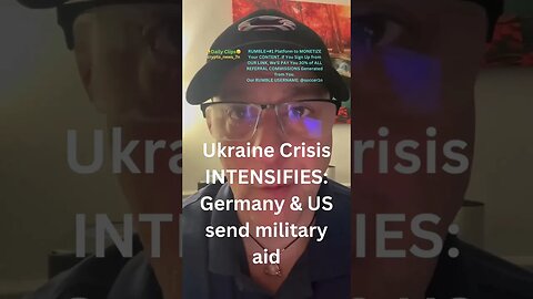 Ukraine Crisis INTENSIFIES: Germany & US send military aid🛟 #usmilitary #germany #rumble #ukraine