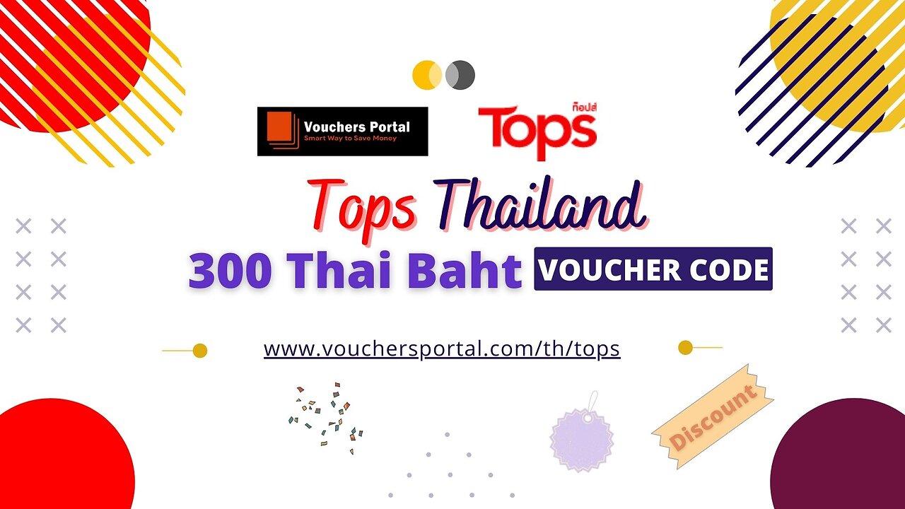 Get now Discount and Promo code of Tops online Thailand