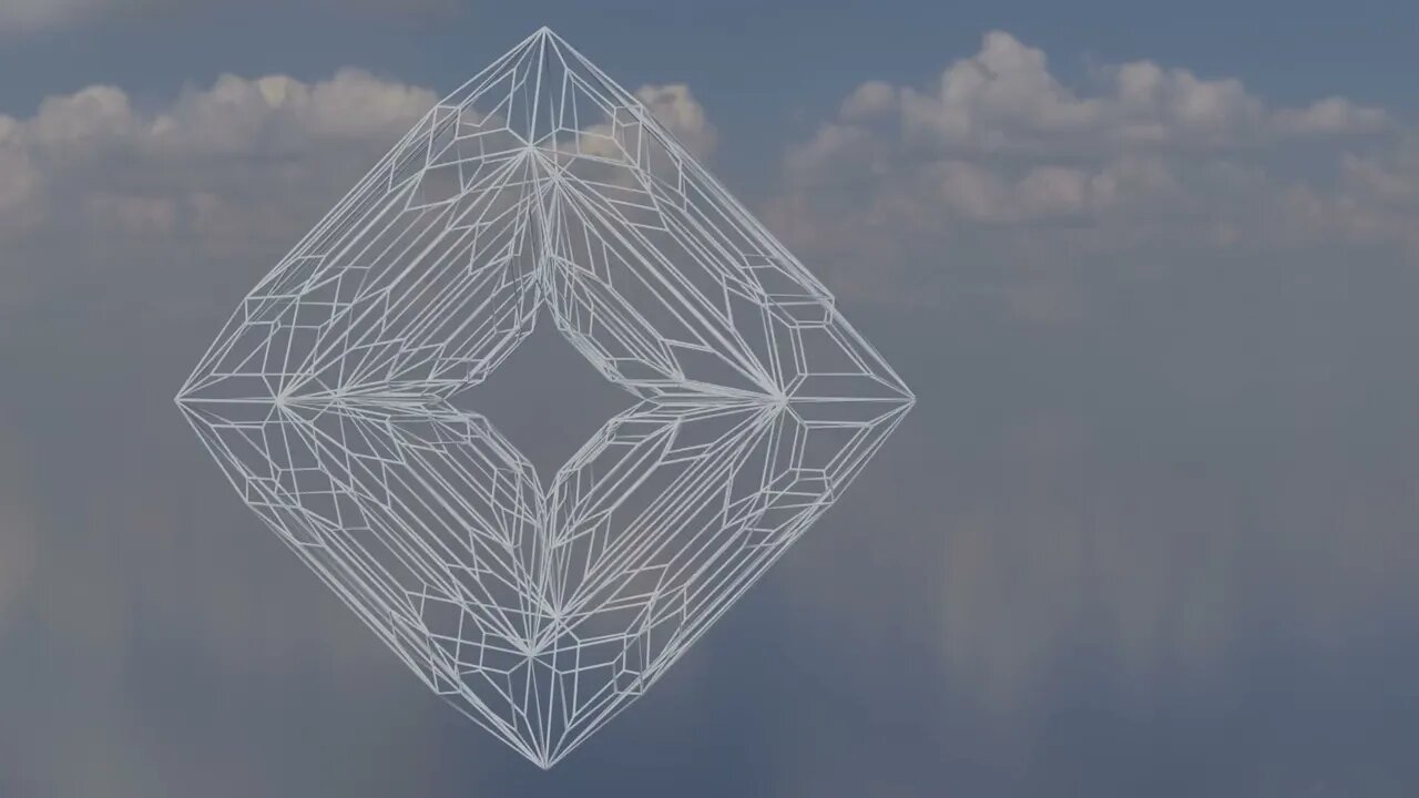 Rotating Wireframe animation0002