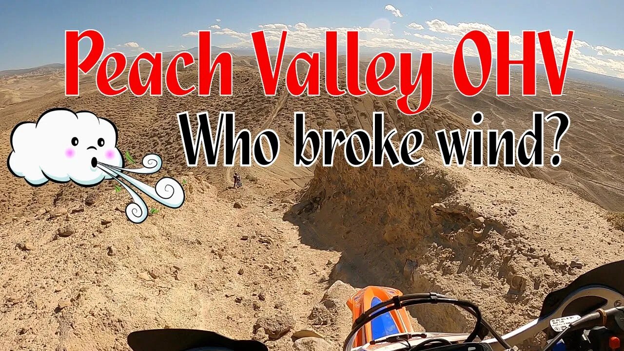 Peach Valley OHV Area - Worst wind EVER, almost blows us off the Adobes!