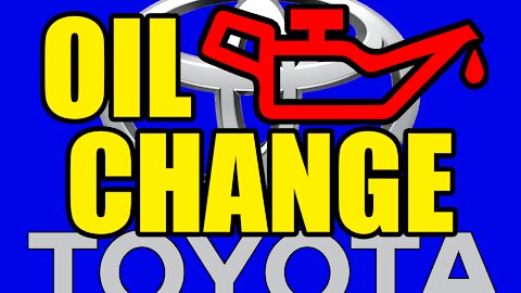 Toyota Camry Oil Change 2007-2011