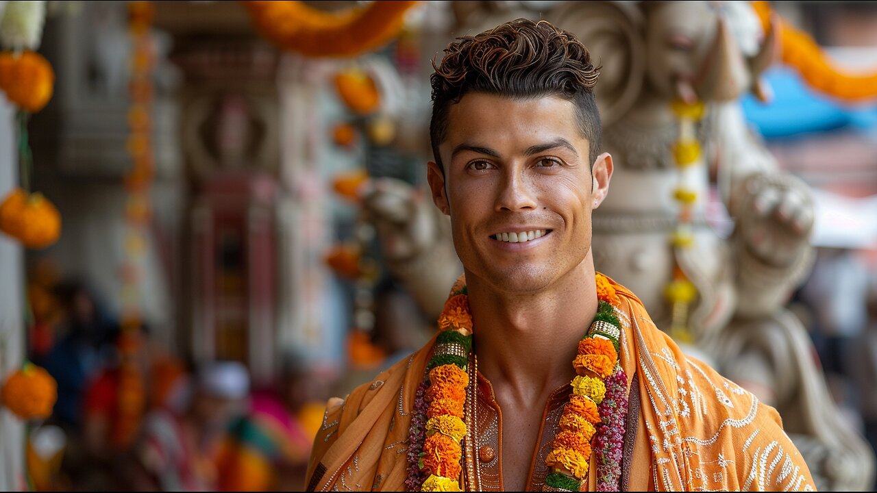 cristiano ronaldo travel in india