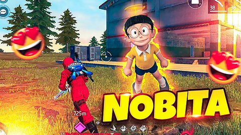 I Found Nobita In Random Player | Funny 😂 Gameplay - Free Fire Max