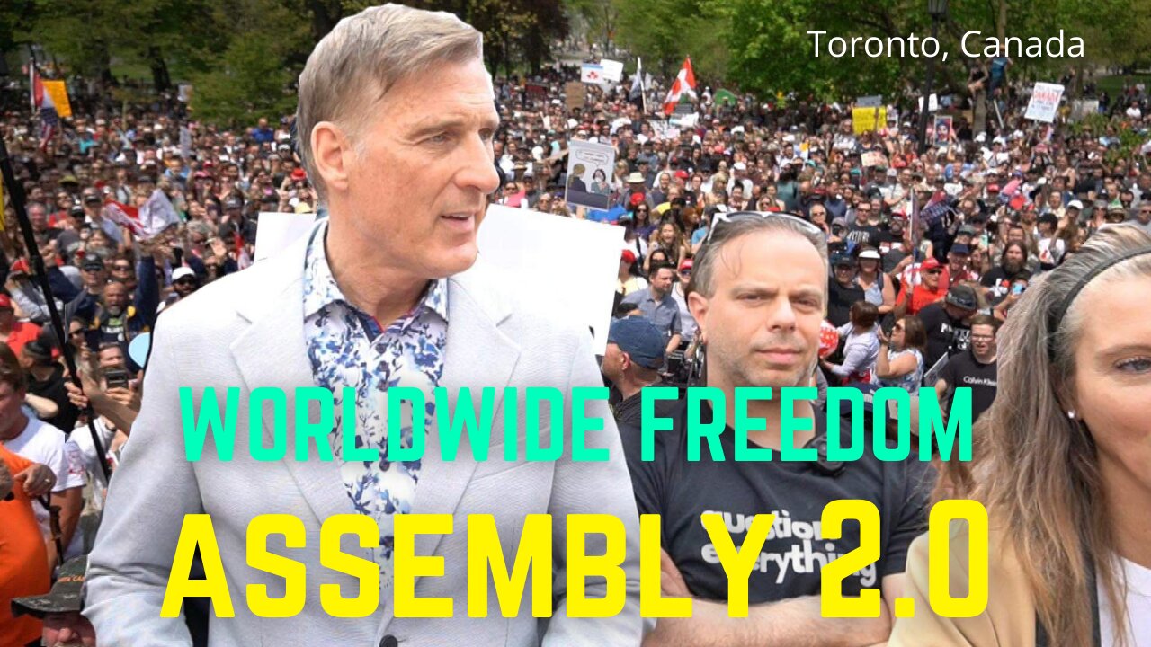 Raw full length Worldwide Freedom assembly. Toronto, Canada 05/15/21