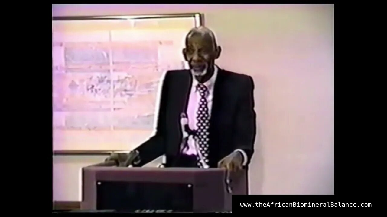 Pt. 5 - Dr Sebi Lecture - Genetics Dictates Your Food For Survival