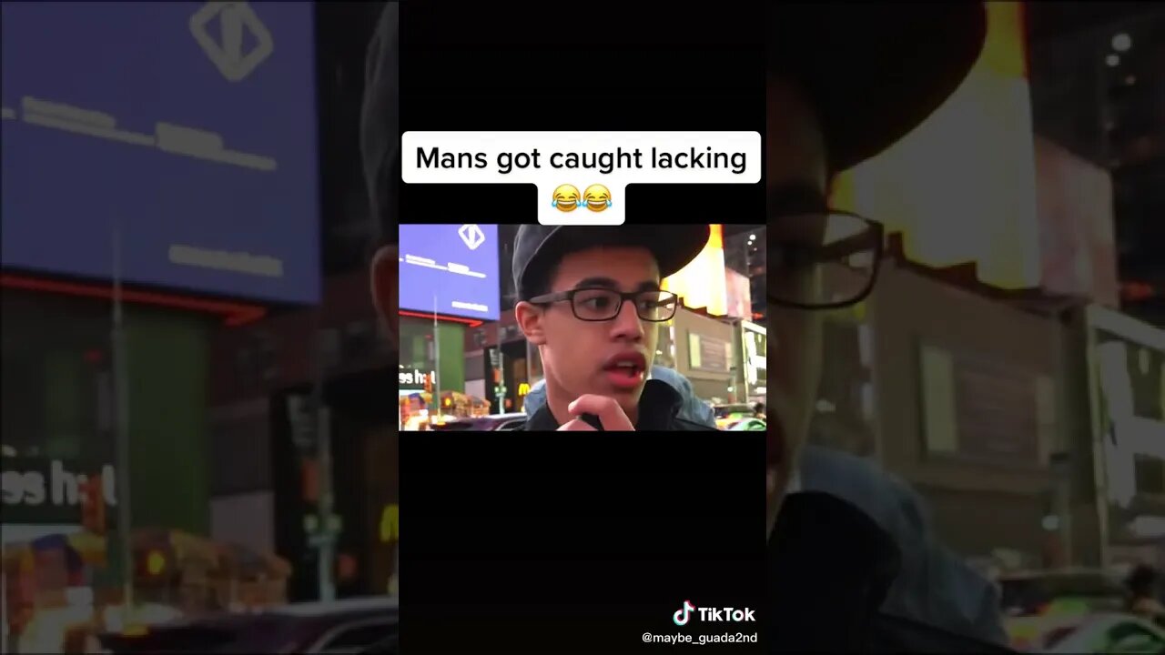 Man Got Caught LACKING tiktok maybe guadda2nd