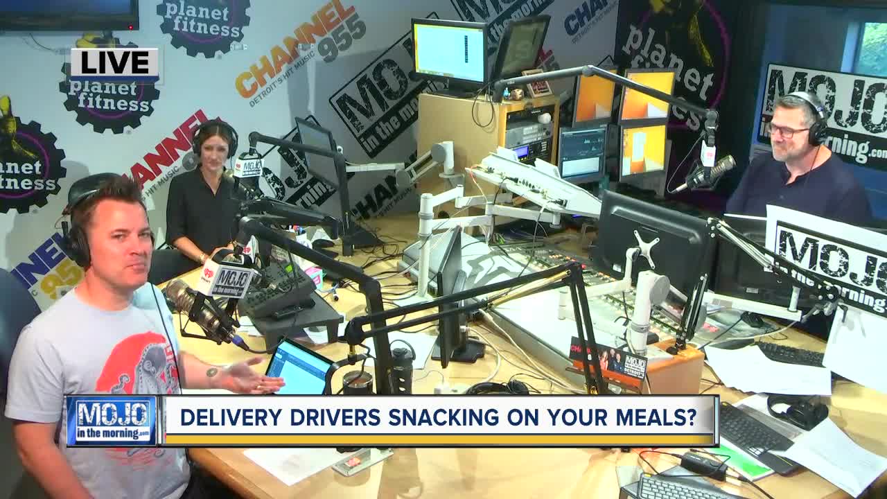 Delivery drivers snacking on your meals?