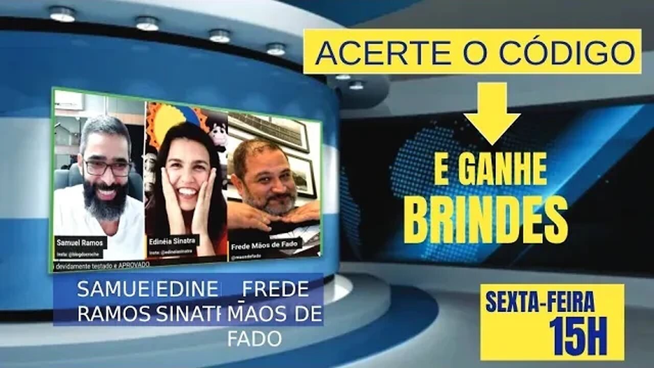 🔴 Acerte o código e concorra ao brinde! - DICAS AO VIVO