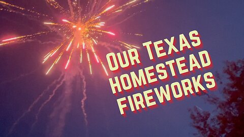 Example of our Texas vs California fireworks at home| 4th of July|New Year's Eve 🎆