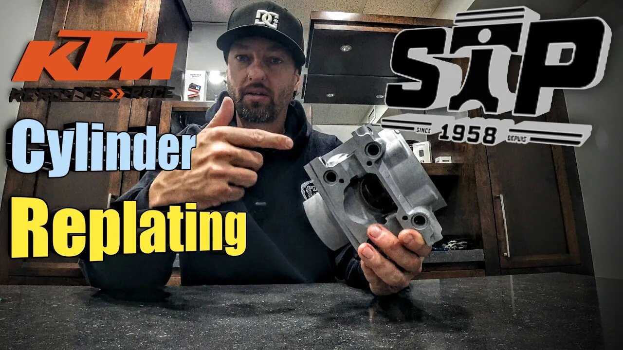 KTM Cylinder Replating | Engine Parts and Website STP1958.com #dirtbike #motocross #2stroke #ktm