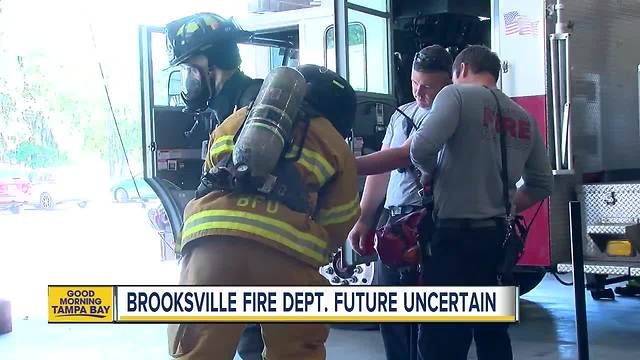 Brooksville fire department future in question on heels of decision to dissolve police department