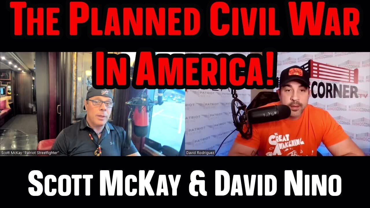 Scott McKay & David Nino ~ The Planned Civil War In America 12/11/23..