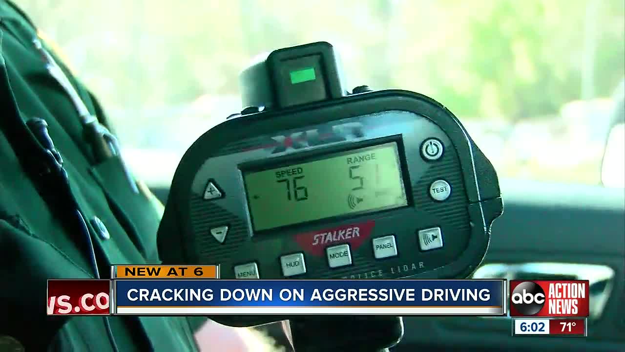 Florida Drivers: Law enforcement across the state is cracking down on aggressive driving