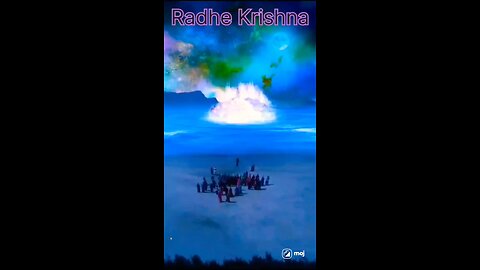 🌿कृष्ण का कालिया नाग के उपर नृत्य 🍁#jayshreekrishna#krishnaviralvideo#shortsfeed#radhakrishna