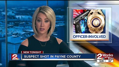 Suspect shot by deputies in Payne County