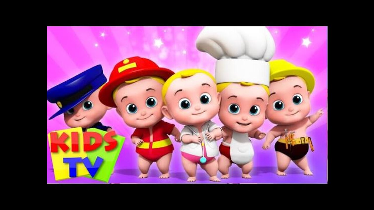 Five Little Babies | Junior Squad Videos | Kindergarten Nursery Rhymes For Babies by Kids Tv