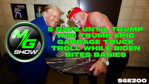 5 Days Until Trump Win; Trump Epic Garbage Truck Troll While Biden Bites Babies