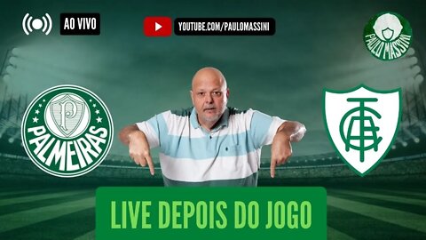 DEPOIS DO JOGO AO VIVO. PALMEIRAS X AMÉRICA-MG. COLETIVA ABEL FERREIRA.