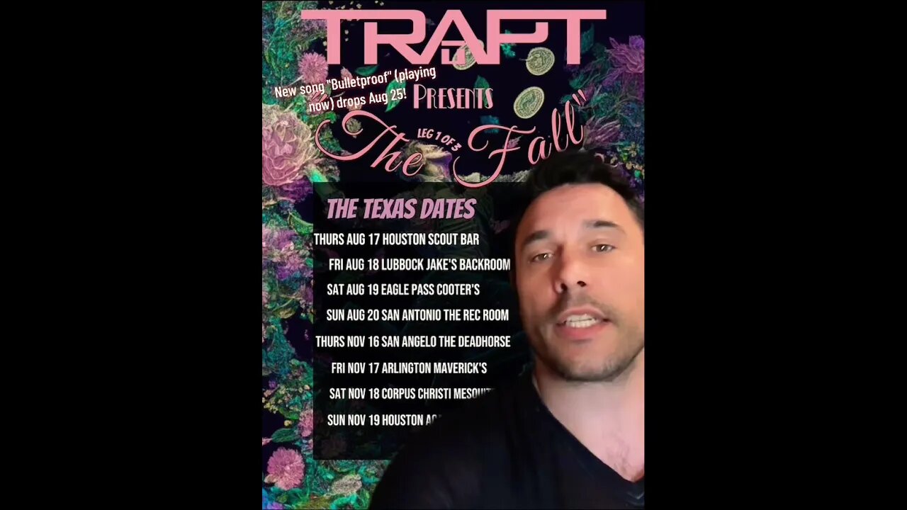 Trapt "The Fall" Tour Texas Dates