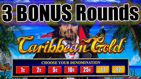 Dollar Storm - Caribbean Gold - 3 BONUS ROUNDS!