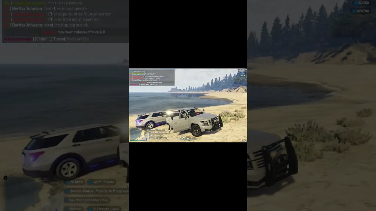 Cop Scared of Bertha #gaming #floridastaterp #gta5