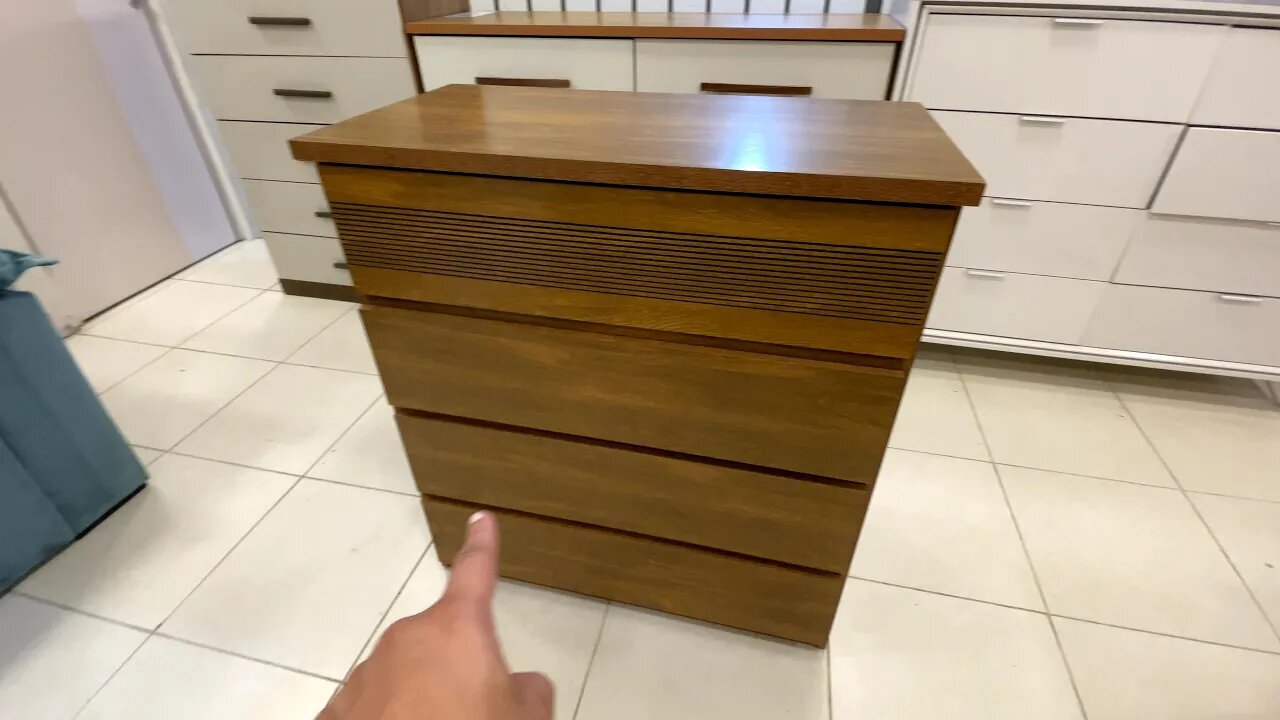 Cômoda 4 Gavetas Palladio 100% MDF Bettio Topázio