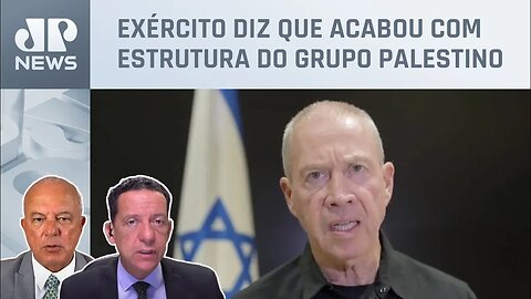 Ministro de Israel diz que “Hamas está à beira do colapso”; Motta e Trindade analisam