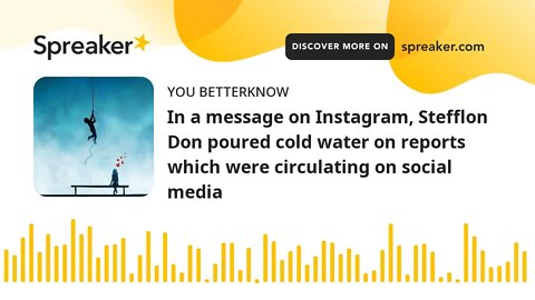 In a message on Instagram, Stefflon Don poured cold water on reports which were circulating on socia