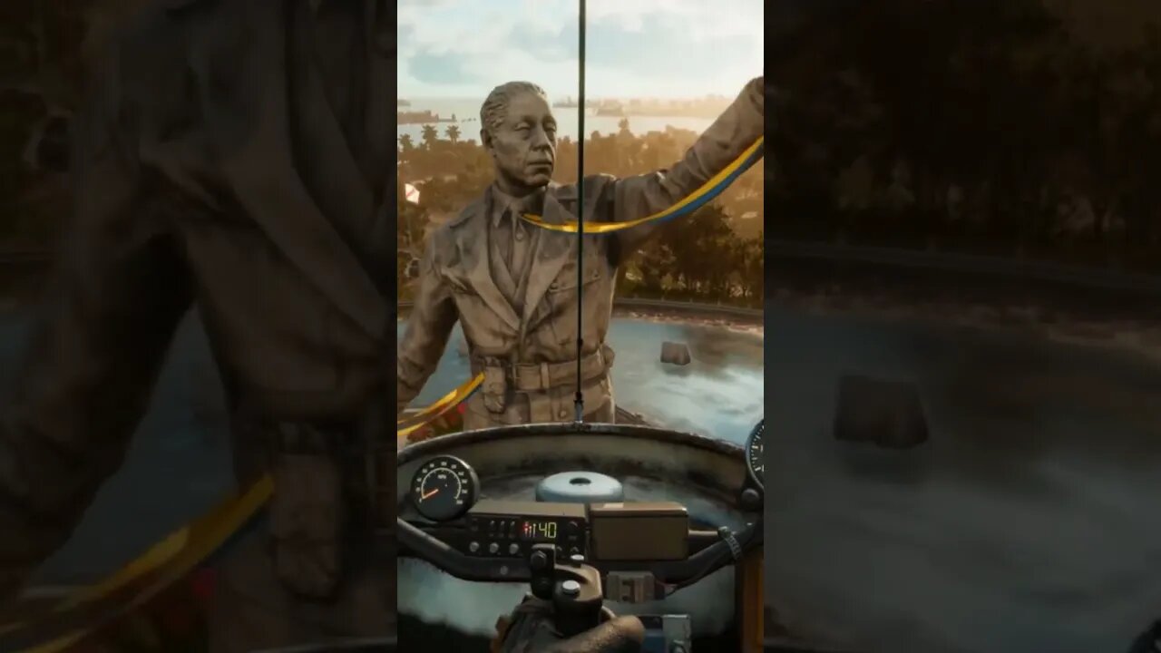 Anton Castillo Far Cry 6 el presidente Statue #libertad #sonnenschirm #gameplayshorts #marocsmile