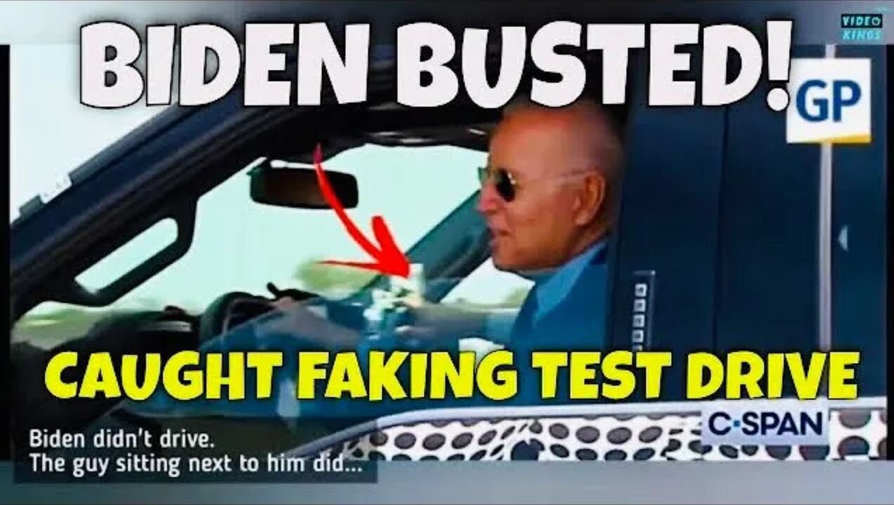 BIDEN DRIVING TRUCK ends up being a HOAX (Joe Biden FAKES test driving new Ford F-150)