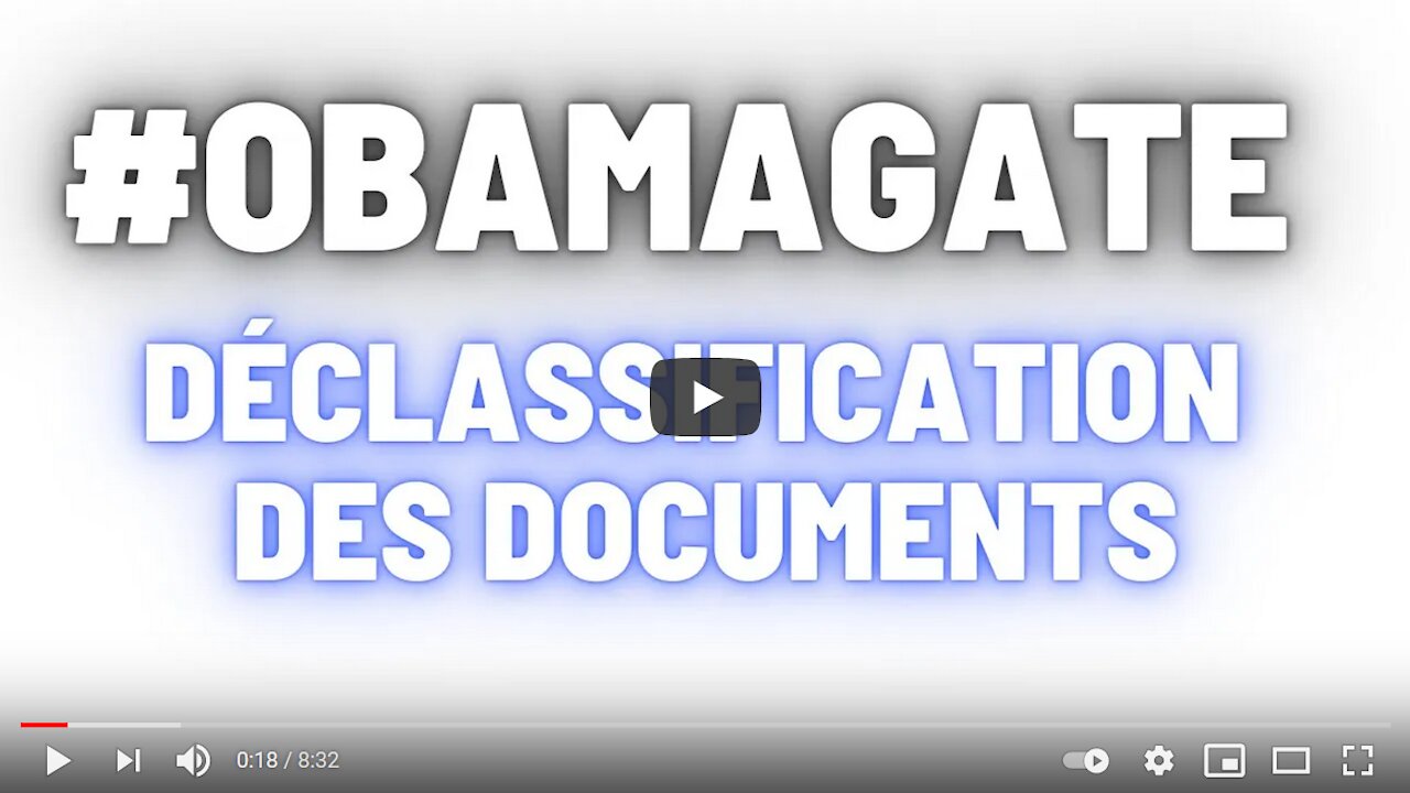[VOSTFR] #Obamagate Déclassification des documents ¦ Miniver 1984