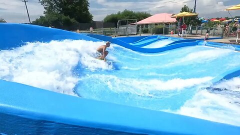 flowrider - Andrew - 10 at Soak City, Kings Island