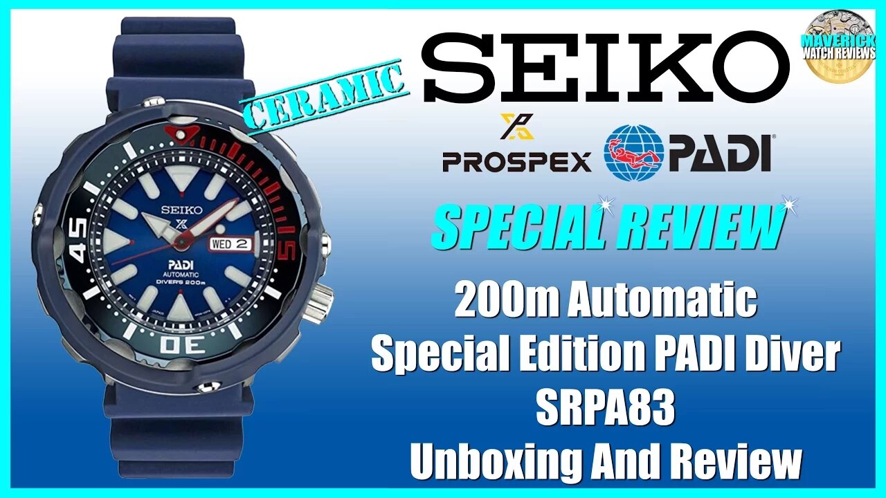 New Classic! | Seiko Prospex PADI Special Edition 200m Automatic Diver SRPA83 Unbox & Review