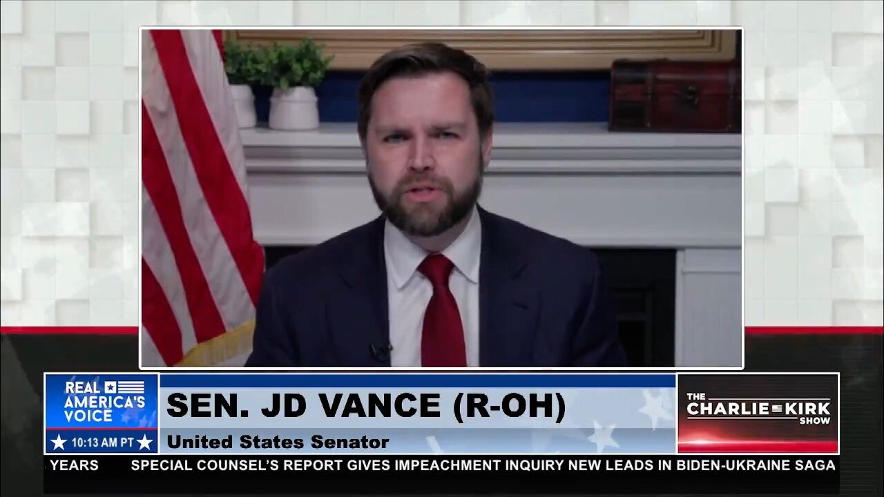 Sen. JD Vance: Republicans are Playing into the Hands of Forever War Policies with Ukraine Funding