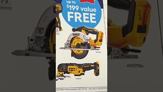 Home Depot Black Friday DeWALT BOGO Deals!!