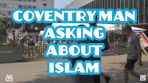 Bro Mohammed talks with young man about Islam.