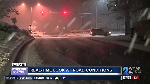 Real-time look at road conditions