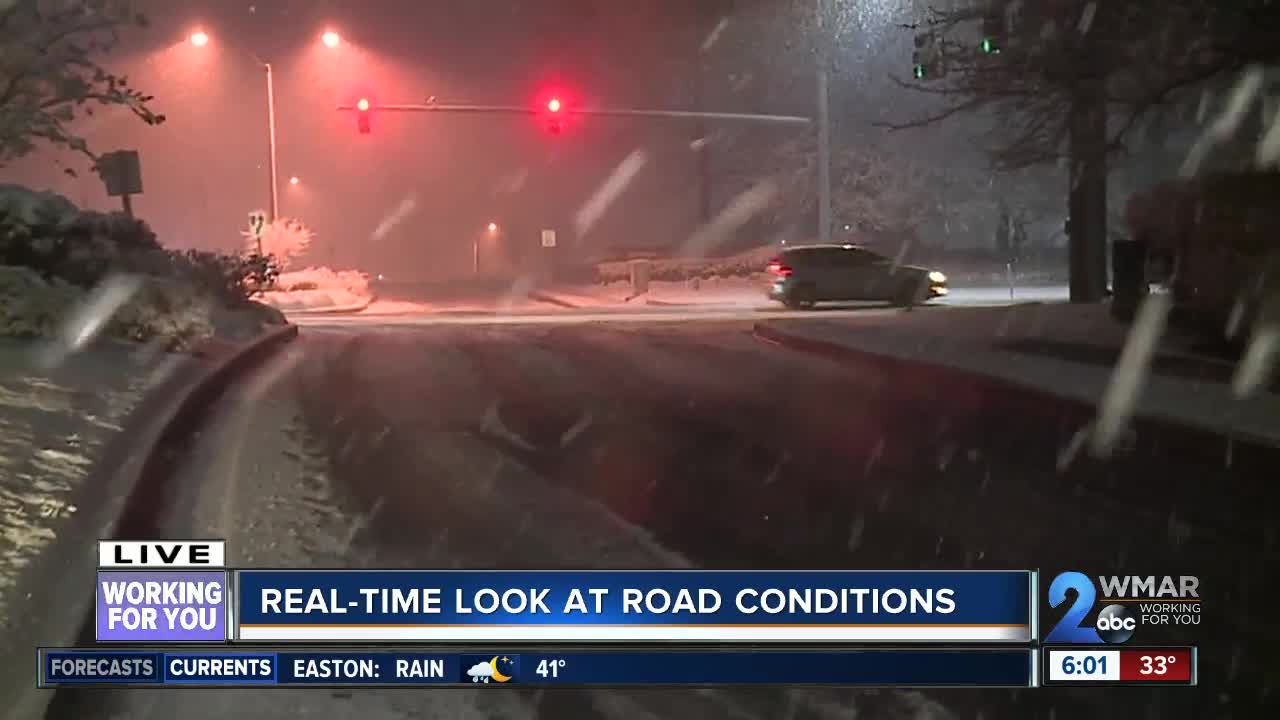 Real-time look at road conditions