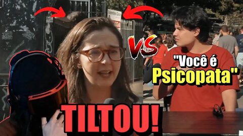 Militante passando vergonha defendendo o AB0RT0 - React